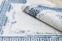 Dywan krótkowłosy ARLEN VINTAGE  biały styl vintage 120x170 hakano - RUG/LU/ARLEN/VINTAGE/WHITE+BLUE/120x170