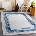 Dywan krótkowłosy ARLEN VINTAGE  biały styl vintage 160x220 hakano - RUG/LU/ARLEN/VINTAGE/WHITE+BLUE/160x220