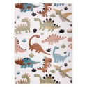 Dywan FUN Dino dla dzieci, dinozaury krem - RUG/LU/BEO/DINO/CREAM/140x190