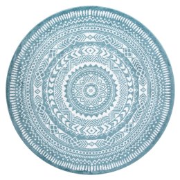 Dywan FUN Napkin serweta koło - niebieski - RUG/LU/BEO/NAPKIN/BLUE/R140