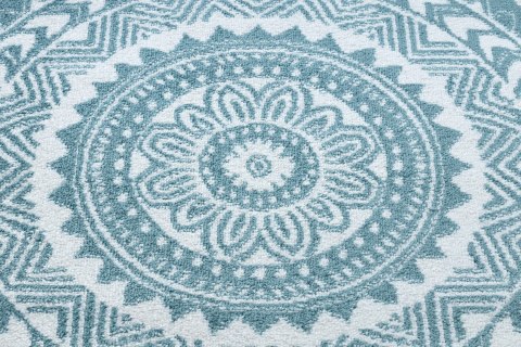 Dywan FUN Napkin serweta koło - niebieski - RUG/LU/BEO/NAPKIN/BLUE/R140