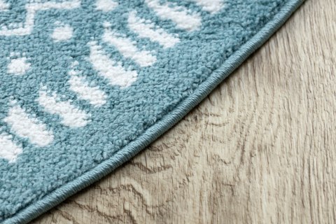 Dywan FUN Napkin serweta koło - niebieski - RUG/LU/BEO/NAPKIN/BLUE/R140