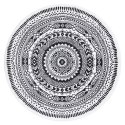 Dywan FUN Napkin serweta koło - szary - RUG/LU/BEO/NAPKIN/GREY/R100