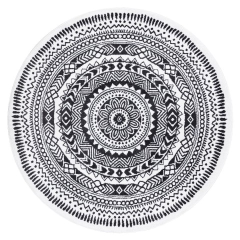 Dywan FUN Napkin serweta koło - szary - RUG/LU/BEO/NAPKIN/GREY/R100