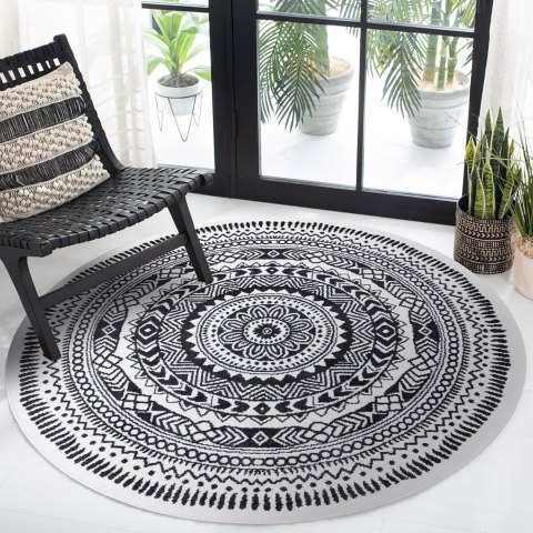 Dywan FUN Napkin serweta koło - szary - RUG/LU/BEO/NAPKIN/GREY/R100