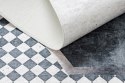 Dywan krótkowłosy ARLEN RHOMBUS  biały styl aztecki 160x220 hakano - RUG/LU/ARLEN/RHOMBUS/WHITE+BLACK/160x220