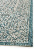 Dywan krótkowłosy CLEO 2  niebieski styl tropikalny 80x150 benuta - RUG/BENUT/CLEO/2/BLUE/80x150