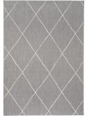 Dywan krótkowłosy METRO 4  szary styl skandynawski 80x150 benuta - RUG/BENUT/METRO/4/GREY/80x150