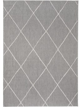 Dywan krótkowłosy METRO 4  szary styl skandynawski 80x150 benuta - RUG/BENUT/METRO/4/GREY/80x150