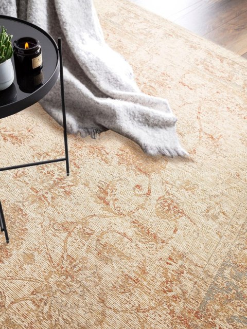 Dywan krótkowłosy FRENCIE 8 kolor beżowy styl ornament 100x160 benuta - RUG/BENUT/FRENCIE/8/BEIGE/100x160