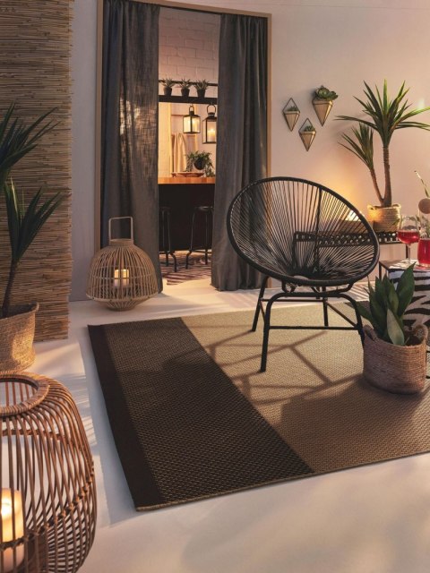 Dywan krótkowłosy NAOTO 7  beżowy styl minimalistyczny 80x150 benuta - RUG/BENUT/NAOTO/7/BEIGE+BLACK/80x150