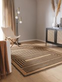 Dywan krótkowłosy BARU kolor beżowy styl tropikalny 120x170 benuta - RUG/BENUT/BARU/BEIGE+BROWN/120x170
