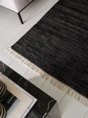 Dywan krótkowłosy TOM  czarny styl minimalistyczny 80x150 benuta - RUG/BENUT/TOM/BLACK/80x150