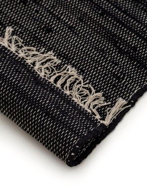 Dywan krótkowłosy TOM  czarny styl minimalistyczny 80x150 benuta - RUG/BENUT/TOM/BLACK/80x150