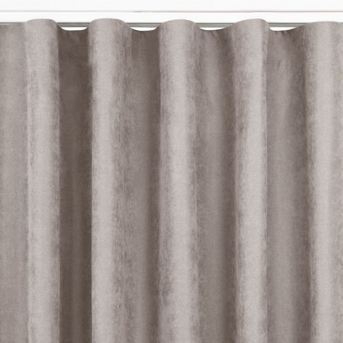 Zasłona MILANA  cappuccino   wave transparentna 7 cm szenila 220x300 homede - CURT/HOM/MILANA/CHENILLE/P