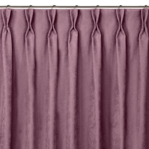 Zasłona MILANA  liliowy  flex 9,5 cm z podwójną zakładką szenila 220x270 homede - CURT/HOM/MILANA/CHENILLE/FL