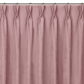 Zasłona MILANA  różowy  flex 7,5 cm z podwójną zakładką szenila 560x245 homede - CURT/HOM/MILANA/CHENILLE/FLE