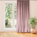 Zasłona MILANA  różowy  flex 7,5 cm z podwójną zakładką szenila 560x245 homede - CURT/HOM/MILANA/CHENILLE/FLE