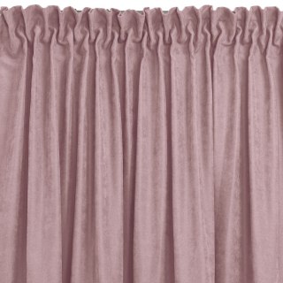 Zasłona MILANA  różowy   smok transparentna 7,5 cm z grzywką 3 cm szenila 560x270 homede - CURT/HOM/MILA