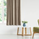 Zasłona VILA  beżowy   smok transparentna 5 cm velvet 200x245 homede - CURT/HOM/VILA/VELVET/PLEAT/D/50/B