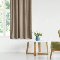 Zasłona VILA  beżowy   smok transparentna 10 cm z grzywką 3 cm velvet 530x300 homede - CURT/HOM/VILA/VEL