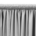 Zasłona VILA  beżowy  tunel 5 cm velvet 265x225 homede - CURT/HOM/VILA/VELVET/TUNNEL/BEIGE/265x225