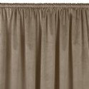 Zasłona VILA  beżowy  tunel 5 cm velvet 265x245 homede - CURT/HOM/VILA/VELVET/TUNNEL/BEIGE/265x245