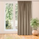 Zasłona VILA  beżowy  tunel 5 cm velvet 265x300 homede - CURT/HOM/VILA/VELVET/TUNNEL/BEIGE/265x300
