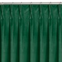 Zasłona VILA  butelkowa zieleń  flex 9,5 cm z podwójną zakładką velvet 265x225 homede - CURT/HOM/VILA/VELVET/