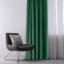 Zasłona VILA  butelkowa zieleń  flex 9,5 cm z podwójną zakładką velvet 265x225 homede - CURT/HOM/VILA/VELVET/