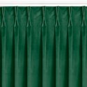 Zasłona VILA  butelkowa zieleń  flex 9,5 cm z podwójną zakładką velvet 265x225 homede - CURT/HOM/VILA/VELVET/