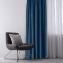 Zasłona VILA  indygo  flex 9,5 cm z podwójną zakładką velvet 265x270 homede - CURT/HOM/VILA/VELVET/FLEX/95/IN