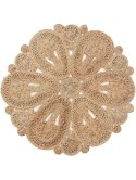 Dywan okrągły krótkowłosy KAMALA 2 kolor jasny brąz styl boho r120 benuta - RUG/BENUT/KAMALA/2/NATURAL/R120