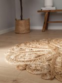 Dywan okrągły krótkowłosy KAMALA 2 kolor jasny brąz styl boho r120 benuta - RUG/BENUT/KAMALA/2/NATURAL/R120