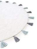 Dywan okrągły krótkowłosy MALU  niebieski styl klasyczny r80 benuta - RUG/BENUT/MALU/BLUE/R80