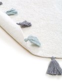 Dywan okrągły krótkowłosy MALU  niebieski styl klasyczny r80 benuta - RUG/BENUT/MALU/BLUE/R80