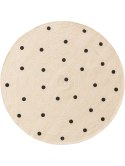 Dywan okrągły krótkowłosy PIPPA kolor kremowy styl klasyczny r120 benuta - RUG/BENUT/PIPPA/CREAM/R120