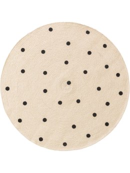 Dywan okrągły krótkowłosy PIPPA kolor kremowy styl klasyczny r120 benuta - RUG/BENUT/PIPPA/CREAM/R120