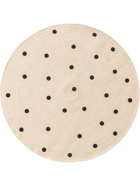 Dywan okrągły krótkowłosy PIPPA kolor kremowy styl klasyczny r120 benuta - RUG/BENUT/PIPPA/CREAM/R120