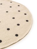 Dywan okrągły krótkowłosy PIPPA kolor kremowy styl klasyczny r120 benuta - RUG/BENUT/PIPPA/CREAM/R120