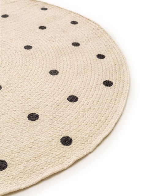 Dywan okrągły krótkowłosy PIPPA kolor kremowy styl klasyczny r120 benuta - RUG/BENUT/PIPPA/CREAM/R120