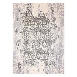 Dywan krótkowłosy IONA ORNAMENT kolor kremowy 80x150 hakano - RUG/LU/IONA/ORNAMENT/CREAM+GREY/80x150