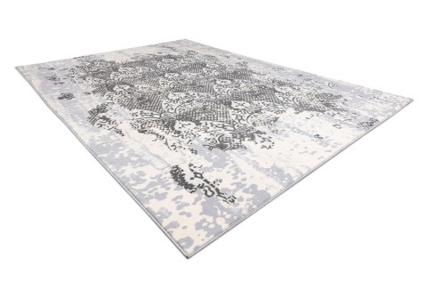 Dywan krótkowłosy IONA ORNAMENT kolor kremowy 80x150 hakano - RUG/LU/IONA/ORNAMENT/CREAM+GREY/80x150