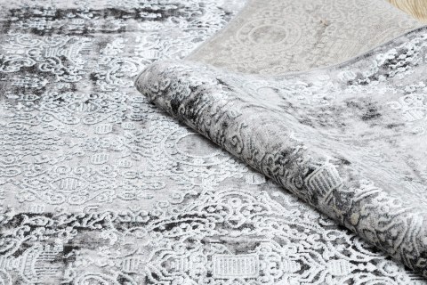 Dywan krótkowłosy WELLI ORNAMENT 6 kolor kremowy 160x220 hakano - RUG/LU/WELLI/ORNAMENT6/CREAM+GREY/160x220