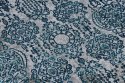 Dywan krótkowłosy WELLI ORNAMENT 6 kolor morski 160x220 hakano - RUG/LU/WELLI/ORNAMENT6/BLUE+GREY/160x220
