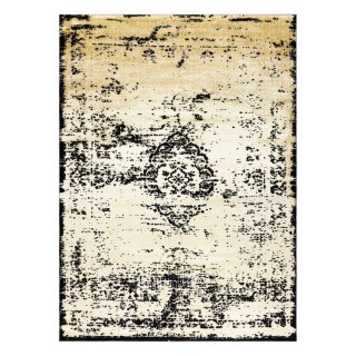 Dywan krótkowłosy WELLI ORNAMENT kolor musztardowy 160x220 hakano - RUG/LU/WELLI/ORNAMENT/GOLD+GREY/160x220