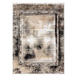 Dywan krótkowłosy WELLI VINTAGE  brązowy 120x170 hakano - RUG/LU/WELLI/VINTAGE/GREY+GOLD/120x170