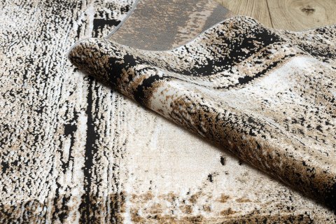Dywan krótkowłosy WELLI VINTAGE  brązowy 120x170 hakano - RUG/LU/WELLI/VINTAGE/GREY+GOLD/120x170