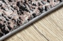 Dywan krótkowłosy WELLI VINTAGE kolor pudrowy róż 120x170 hakano - RUG/LU/WELLI/VINTAGE/GREY+POWDERPINK/120x170
