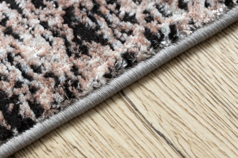 Dywan krótkowłosy WELLI VINTAGE kolor pudrowy róż 120x170 hakano - RUG/LU/WELLI/VINTAGE/GREY+POWDERPINK/120x170